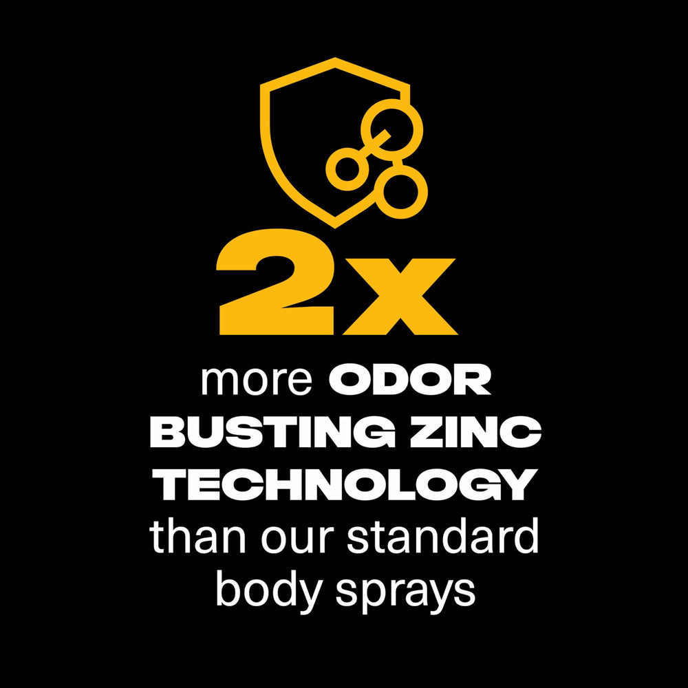AXE Golden Mango, zinc et 72 h mis en évidence pour protection.