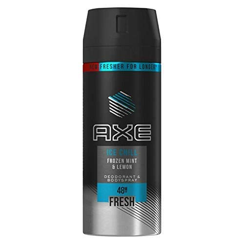 Axe Ice Chill desodorante en spray para el cuerpo, aroma a menta y lima con frescura duradera