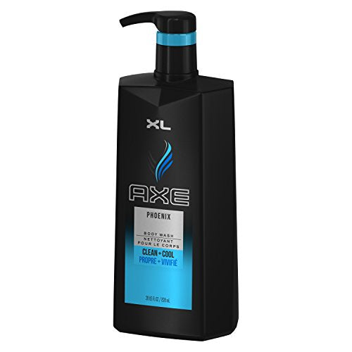 28-ounce AXE Phoenix bottle sits ready for long-lasting use.