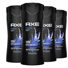 AXE Phoenix botella reciclada, cuida la piel con hidratación continua y compromiso ecológico.