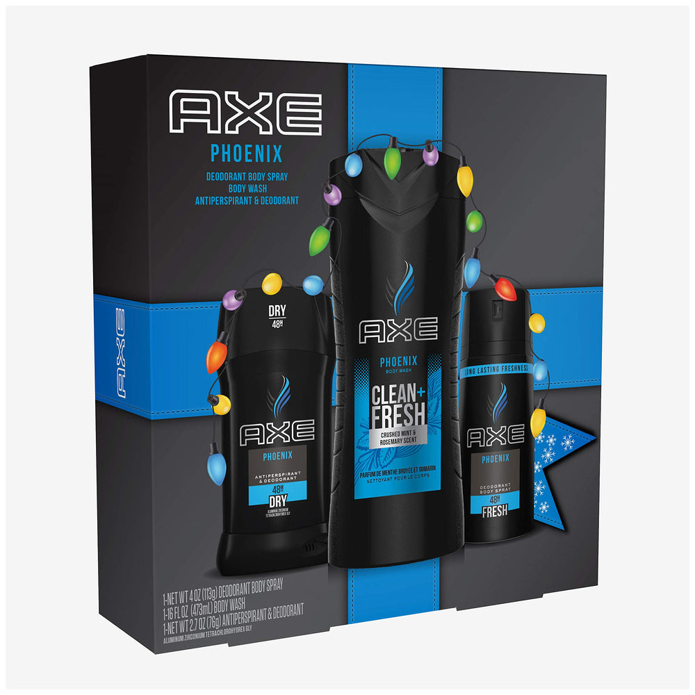 AXE Phoenix gel de ducha limpia y deja un aroma revitalizante.