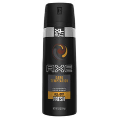 AXE Temptación Oscura, atomizador frontal, aroma intenso para todo el día