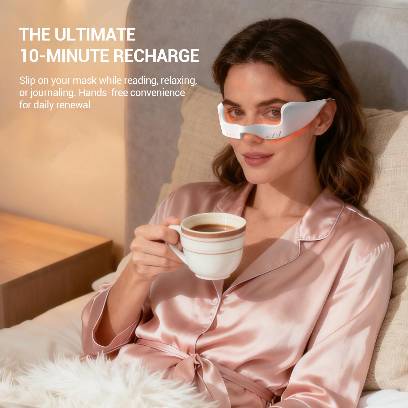 Axioms one-button control simplifies daily eye care routines.