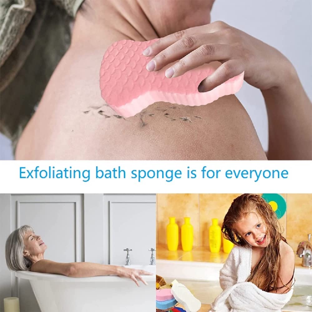 Esponja exfoliante Axnzp apta para piel sensible durante el baño