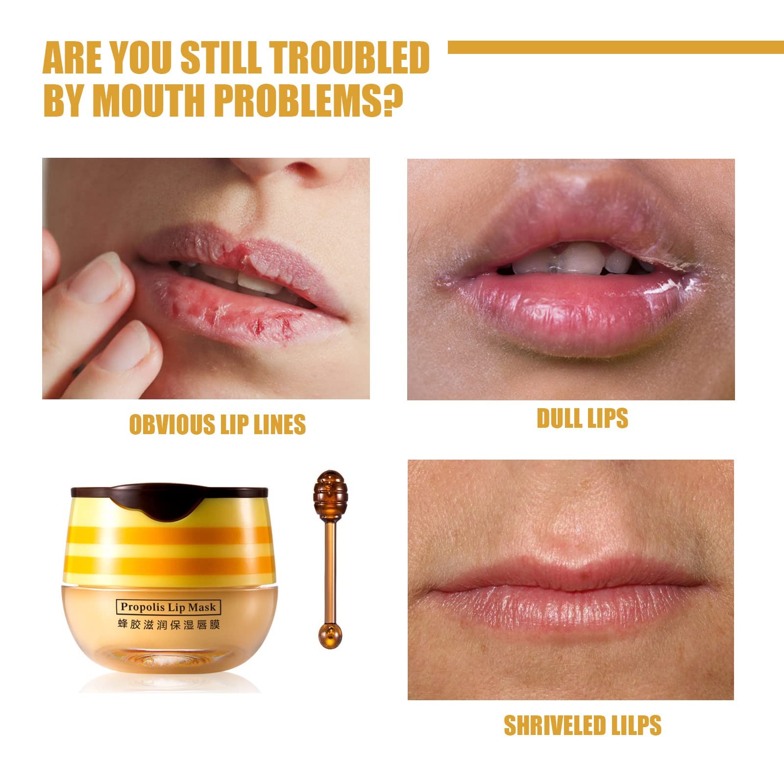 Axnzp Honey Pot Lip Balm open jar close-up shows easy access and shine