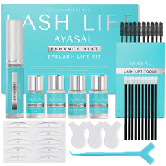 AYASAL Lash Lift Kit: empaque abierto facilita revisión de contenidos y preparación