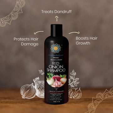 AYURVEDASHREE paraben-free formula label signals gentle care.