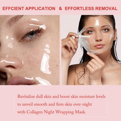 Ayzololo Mascara Desprendible Nocturna revela piel suave al retirar.