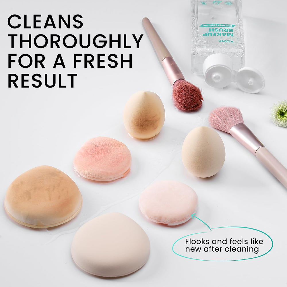 Azang kit de limpieza profesional: conjunto completo para el cuidado de herramientas de maquillaje.