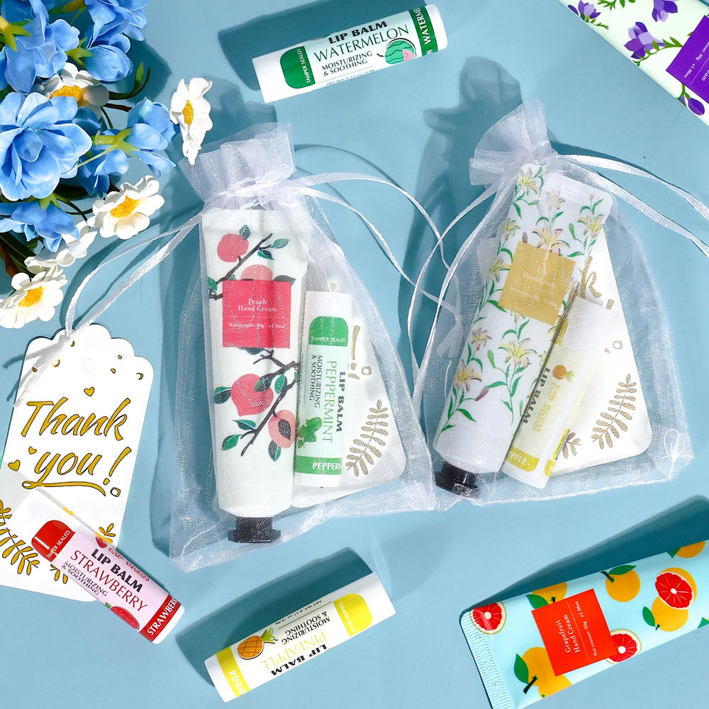 AZEN bolsas de organza blancas, presentación elegante para invitados