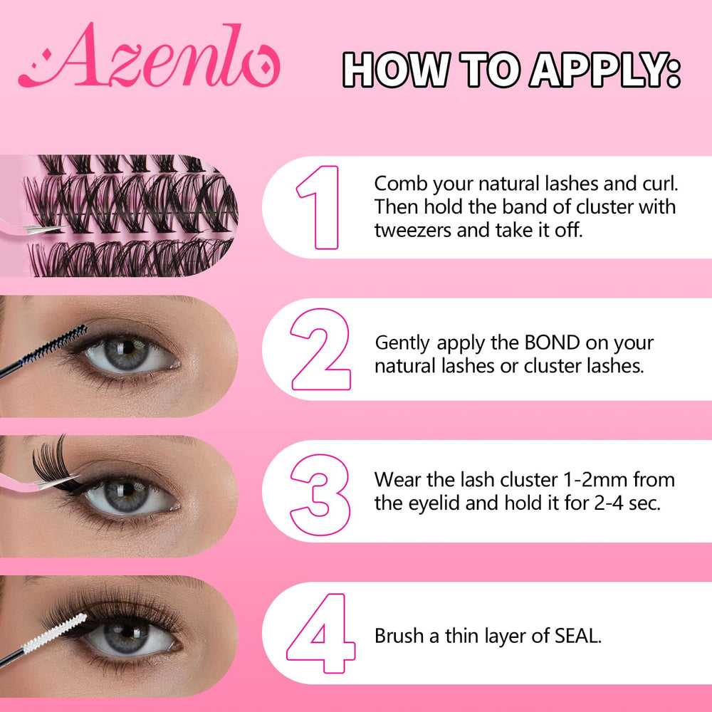 Azenlo Kit pestanias DIY solución completa para looks.