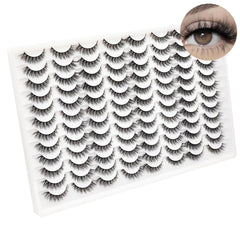 Pestañas falsas Azenlo 48 pares con efecto pelo sintético para un look natural