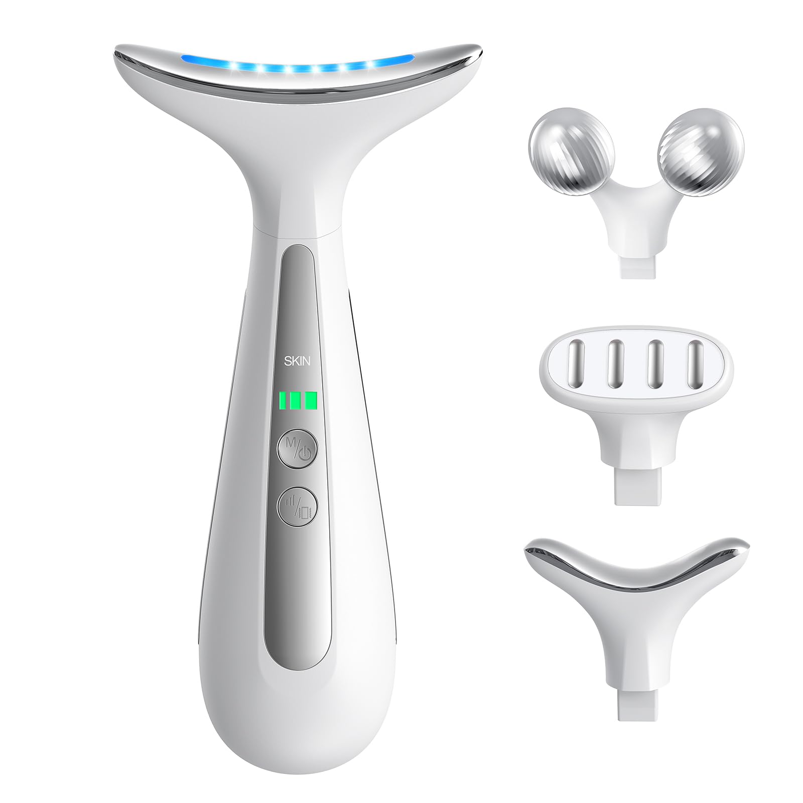 AZMAVO Dispositivo 4 en 1 para la cara: elevación suave y mejor absorción.