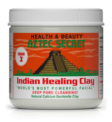 Aztec Secret arcilla sanadora India, limpieza facial profunda para poros