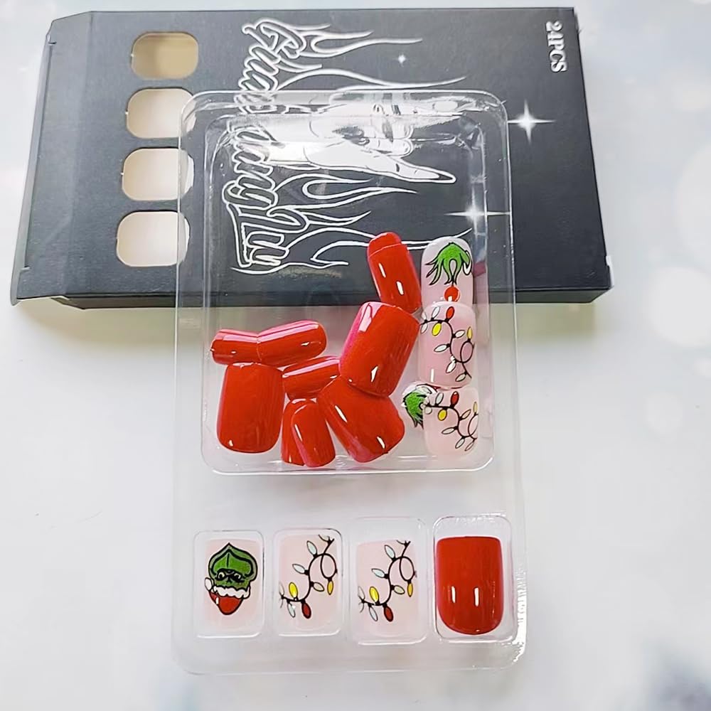 AZTSYT uñas instantáneas para fiestas, cómodo y rápido de aplicar