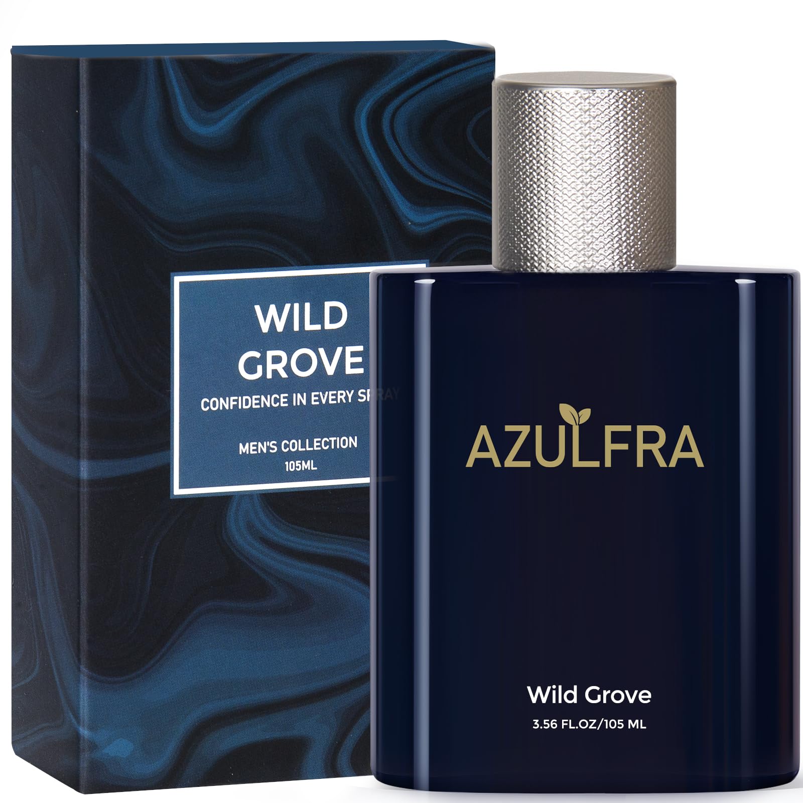 Desodorante corporal Azulfra para hombres con limón, lavanda y vainilla; fragancia para todo el día.