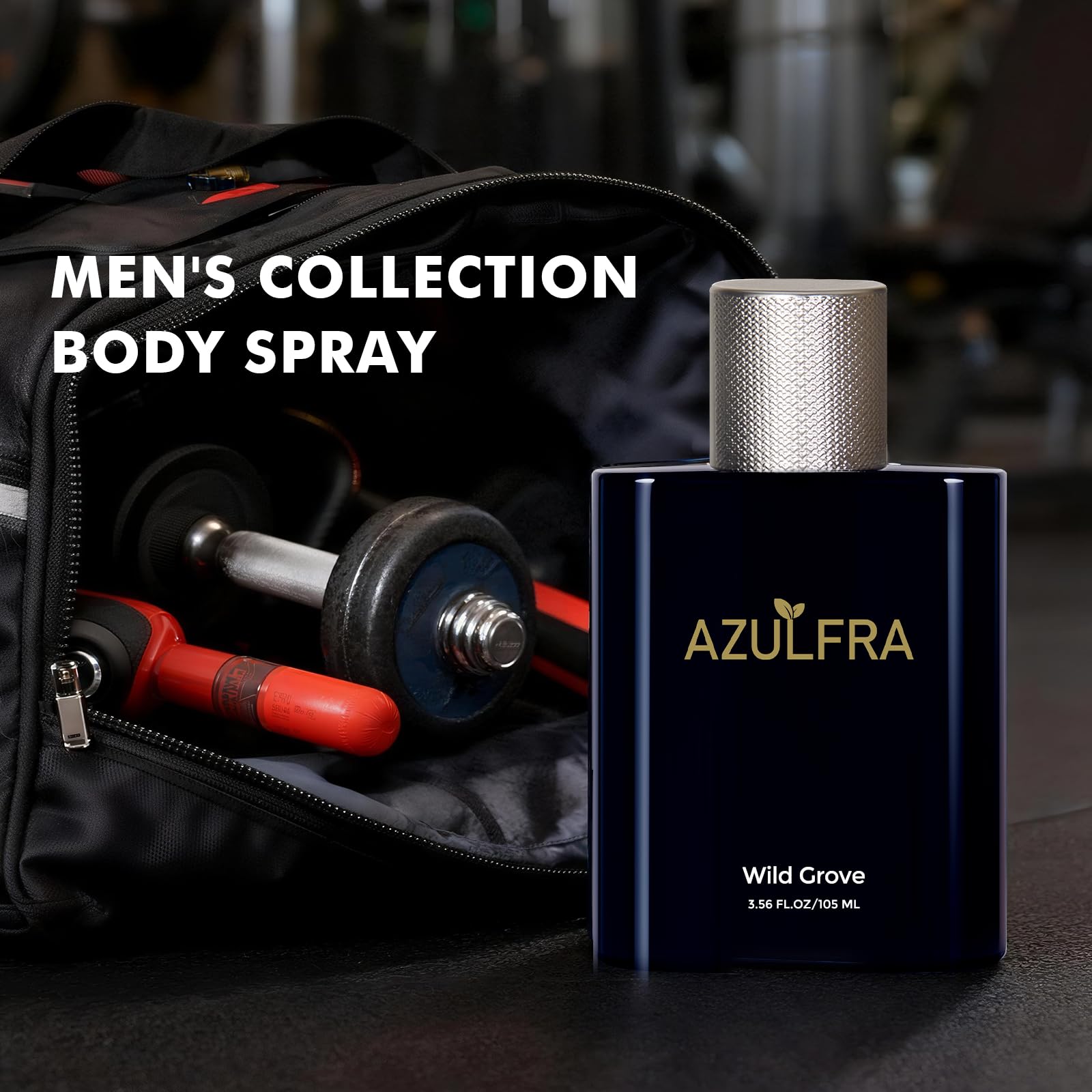 Azulfra desodorante corporal; regalo ideal para él, combinando sofisticación y frescura.