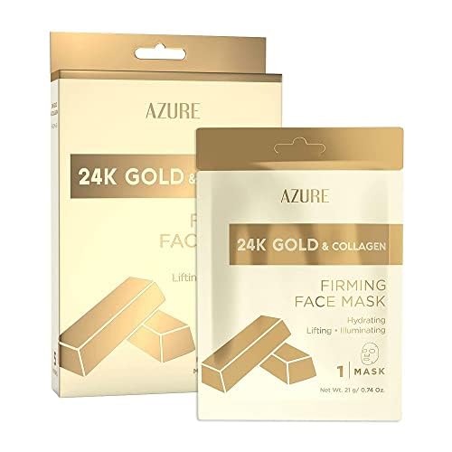 Azure Cosmetics 24K Oro: envase económico con pack de 5 para rutinas