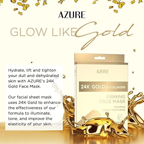 Azure Cosmetics 24K Oro: aplicación rápida de 15 a 20 minutos