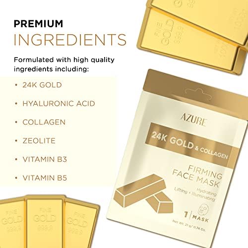 Azure Cosmetics 24K Oro: mascarilla adecuada para todos los tipos de piel