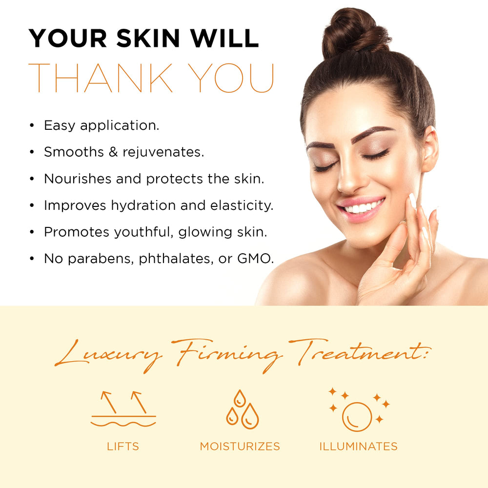 Azure Cosmetics crema facial Vitamina C y Colágeno, con ácido hialurónico para hidratación profunda.