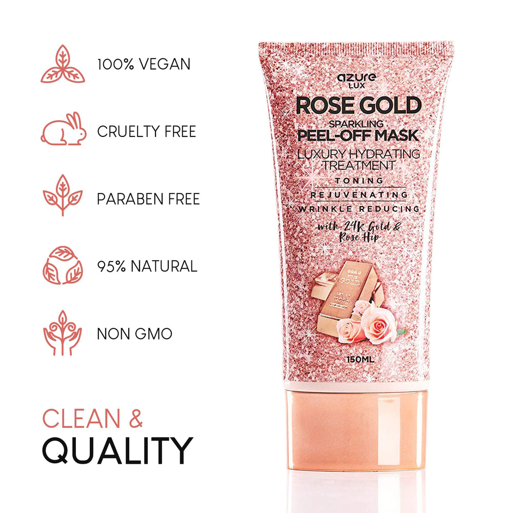 Azure Cosmetics contiene aceite de rosa mosqueta para hidratación y nutrición.
