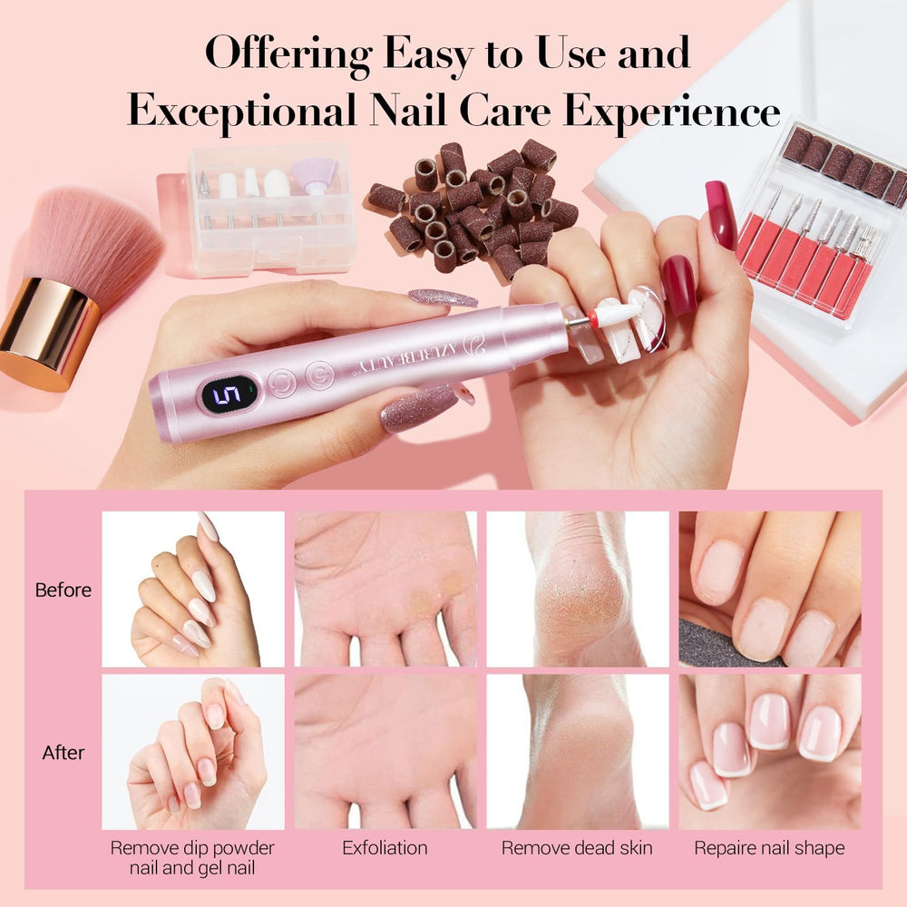 AZUREBEAUTY cabezal cerámico para acabado suave de uñas