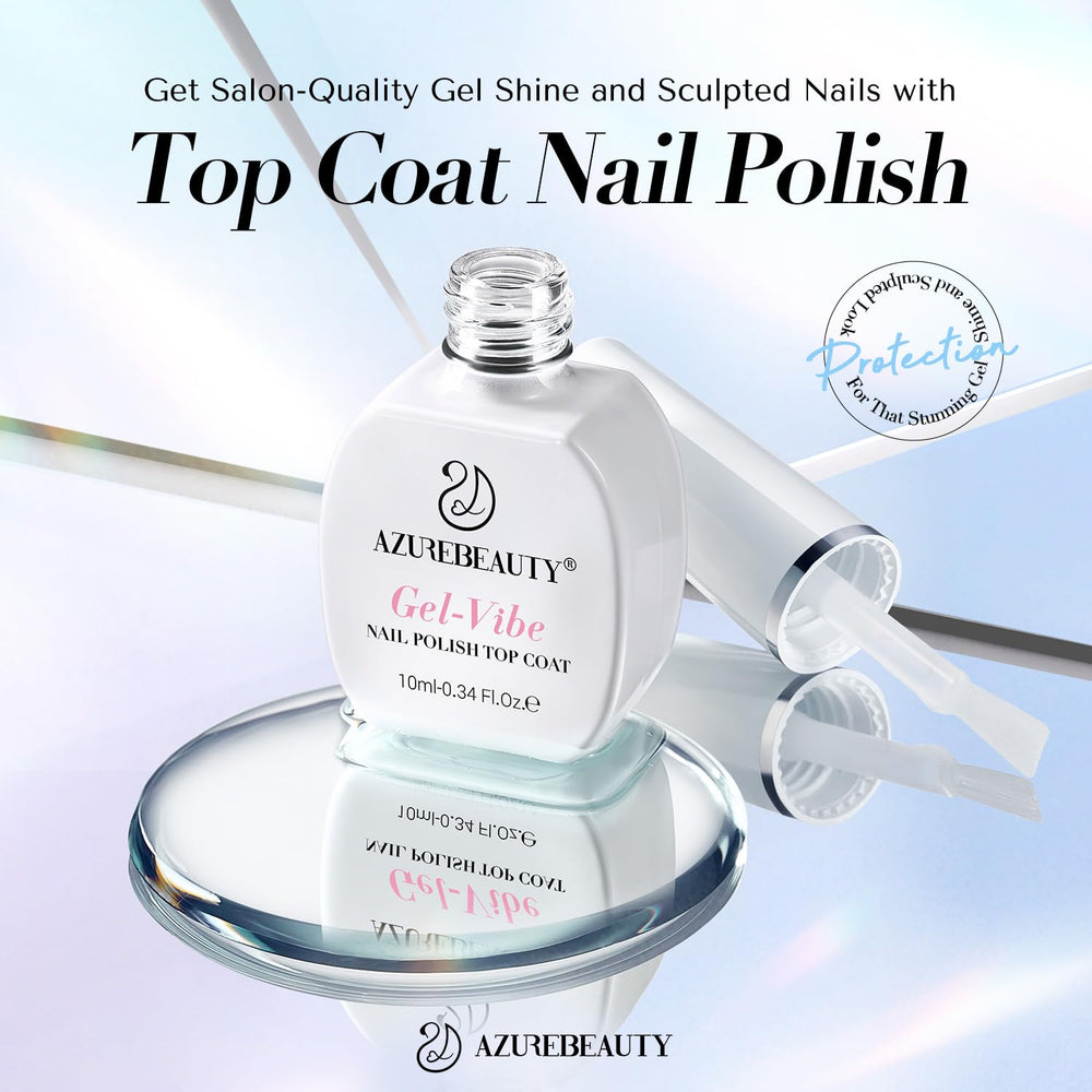 AZUREBEAUTY Capa Superior para manicura en casa con acabado profesional.