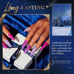 AZUREBEAUTY conjunto de líquidos para la manicura con base, acabado y activador.