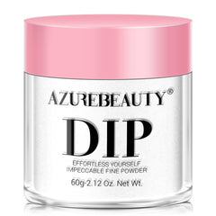 AZUREBEAUTY polvos de inmersión claros 60 g en botella, acabado natural y duradero.