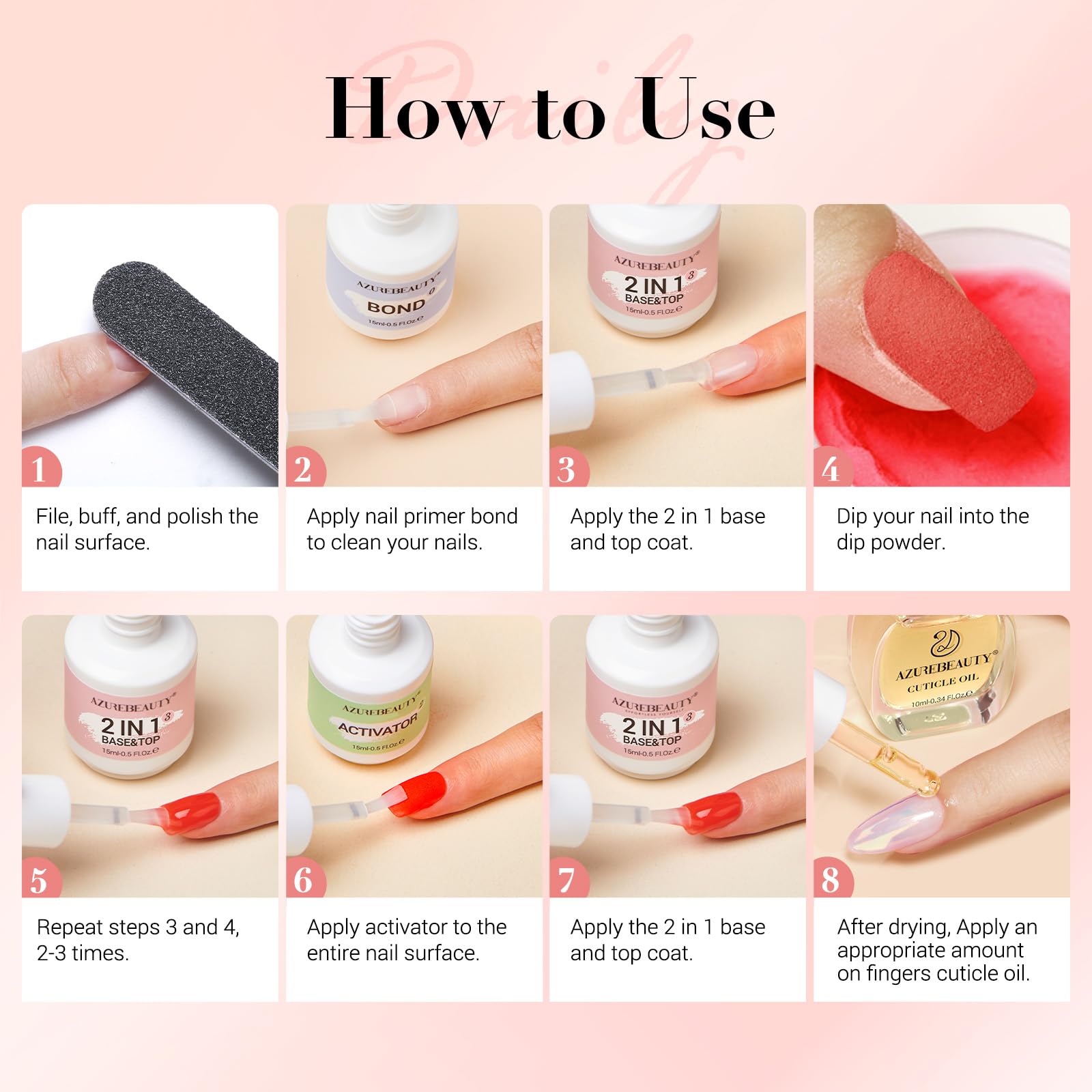 AzureBeauty Ceramic Bottle design preserves formula with low odor during use.