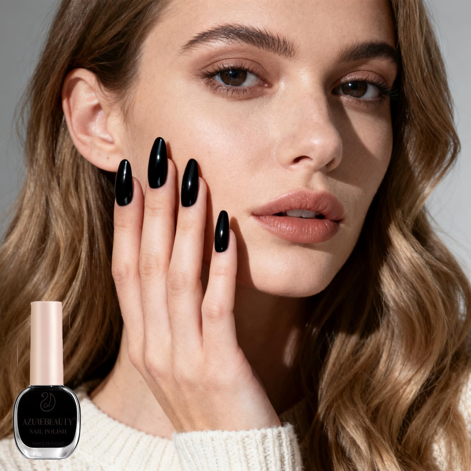 AZUREBEAUTY Esmalte suave y no irritante, cuidado cómodo para uñas.