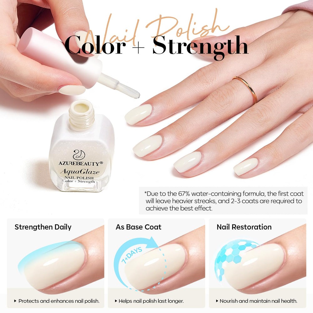 AZUREBEAUTY esmalte uñas aroma rosa suave durante la aplicación.