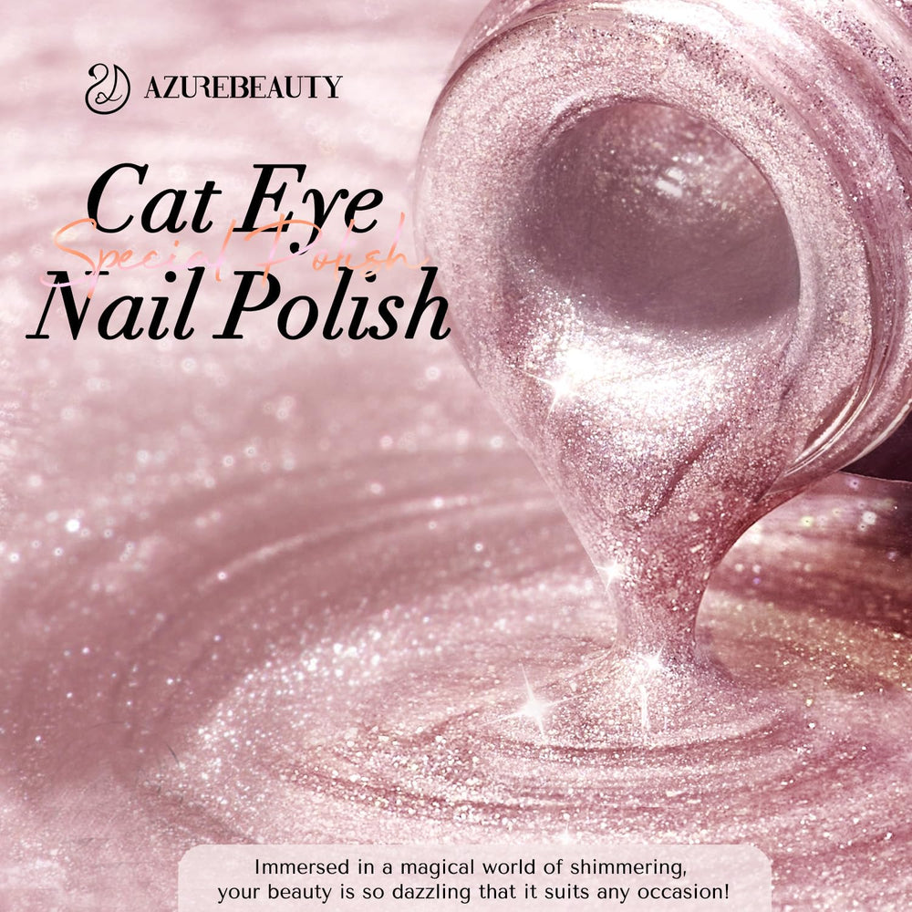 AZUREBEAUTY Esmalte Cat Eye, empaque elegante ideal para regalo.