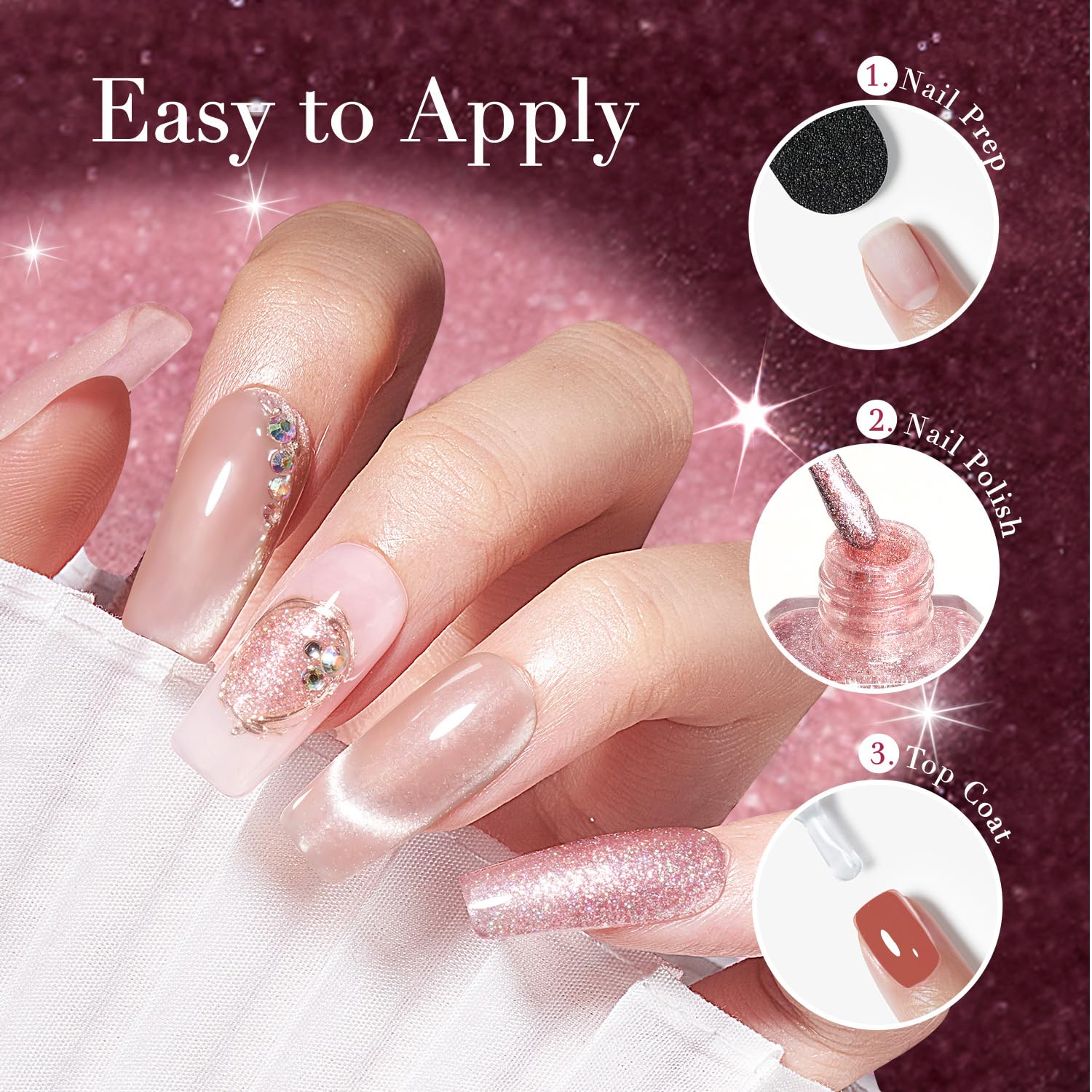 AZUREBEAUTY Fast Dry Nail Polish 90 seconds air-dry look