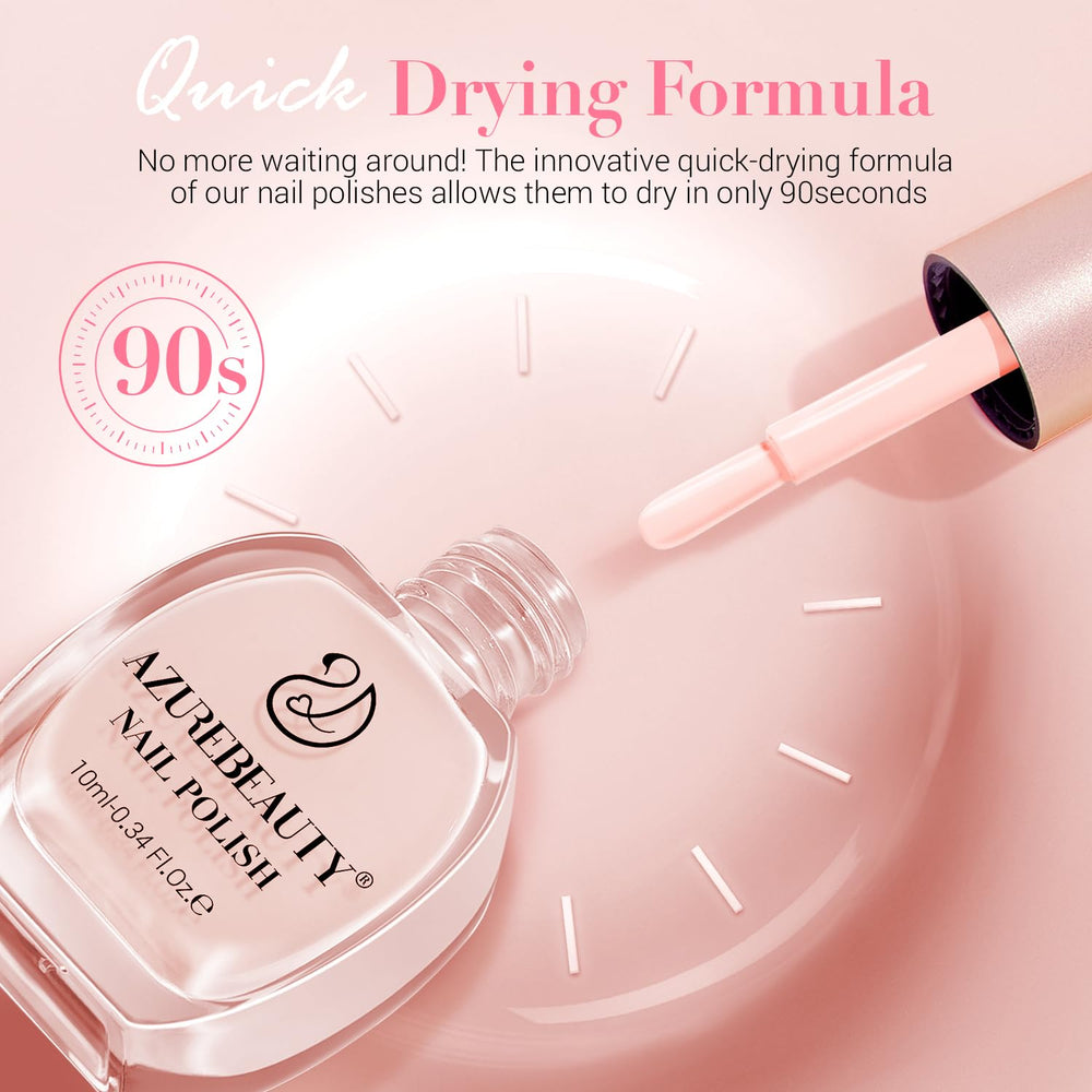 AZUREBEAUTY fortalecedor de uñas, fórmula saludable para un acabado más firme