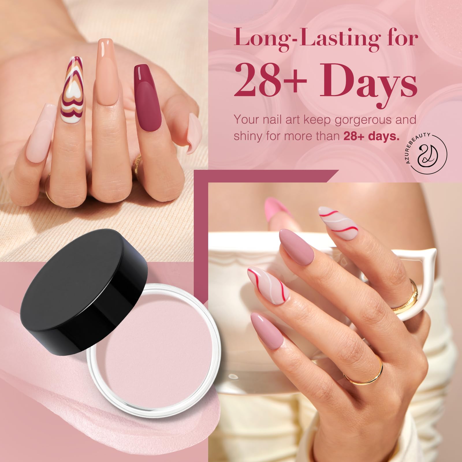 AZUREBEAUTY lima de uñas para acabado suave y uniforme.