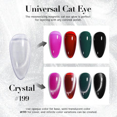 AZUREBEAUTY laca ojo de gato magnético para un efecto único