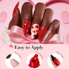 AzureBeauty clear top coat seals color with shine