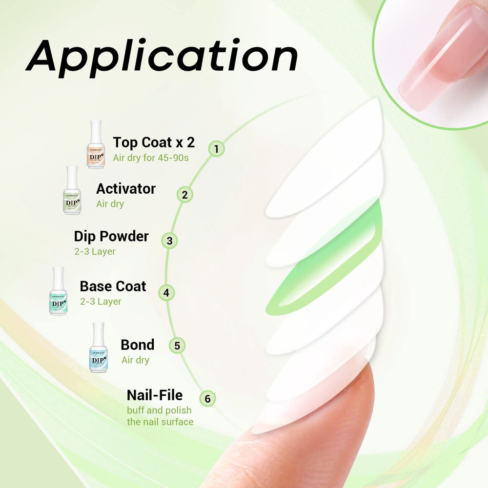 AZUREBEAUTY uñas lijadas y preparadas para una aplicación suave.