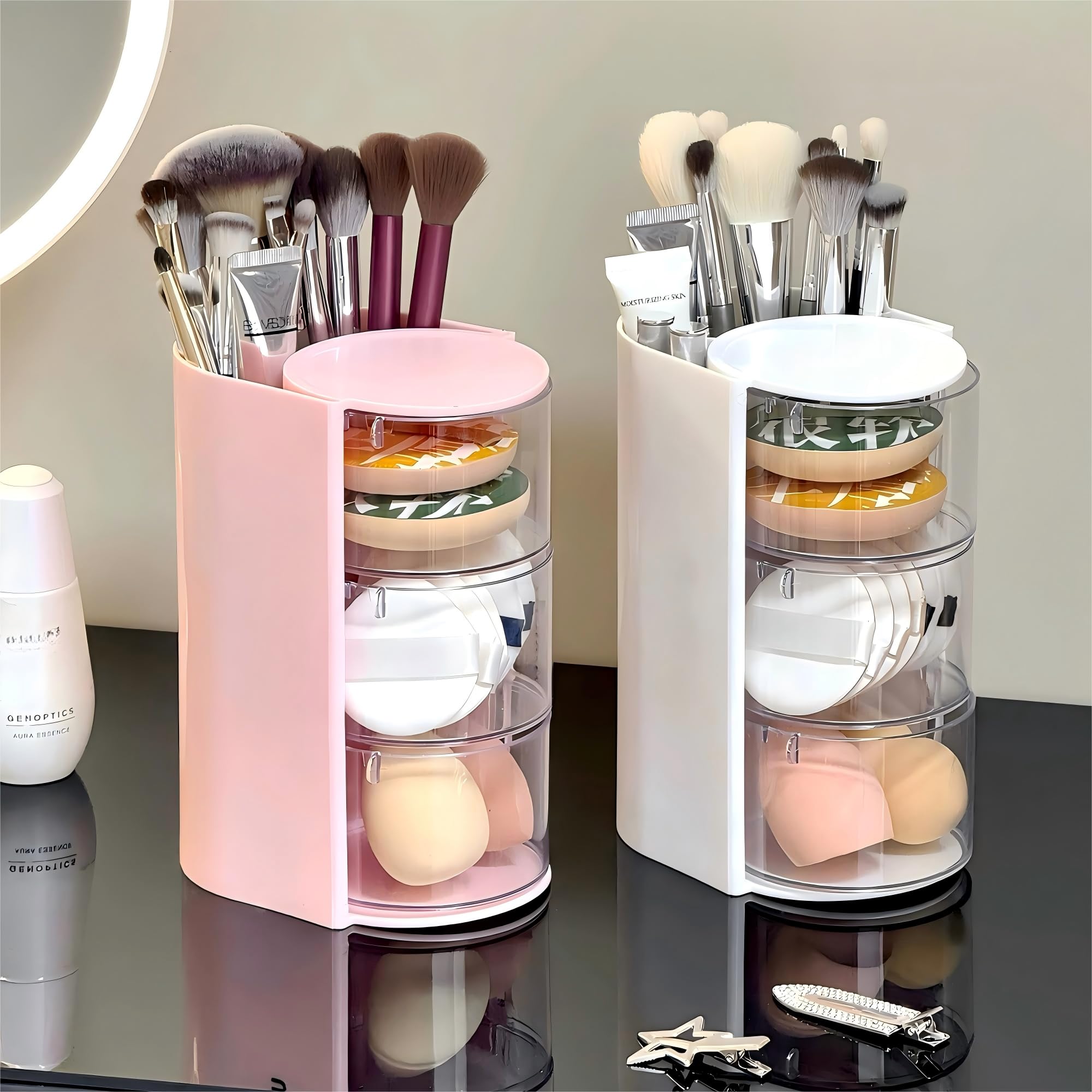 Azurphoric organizador para escritorio y belleza, fácil acceso
