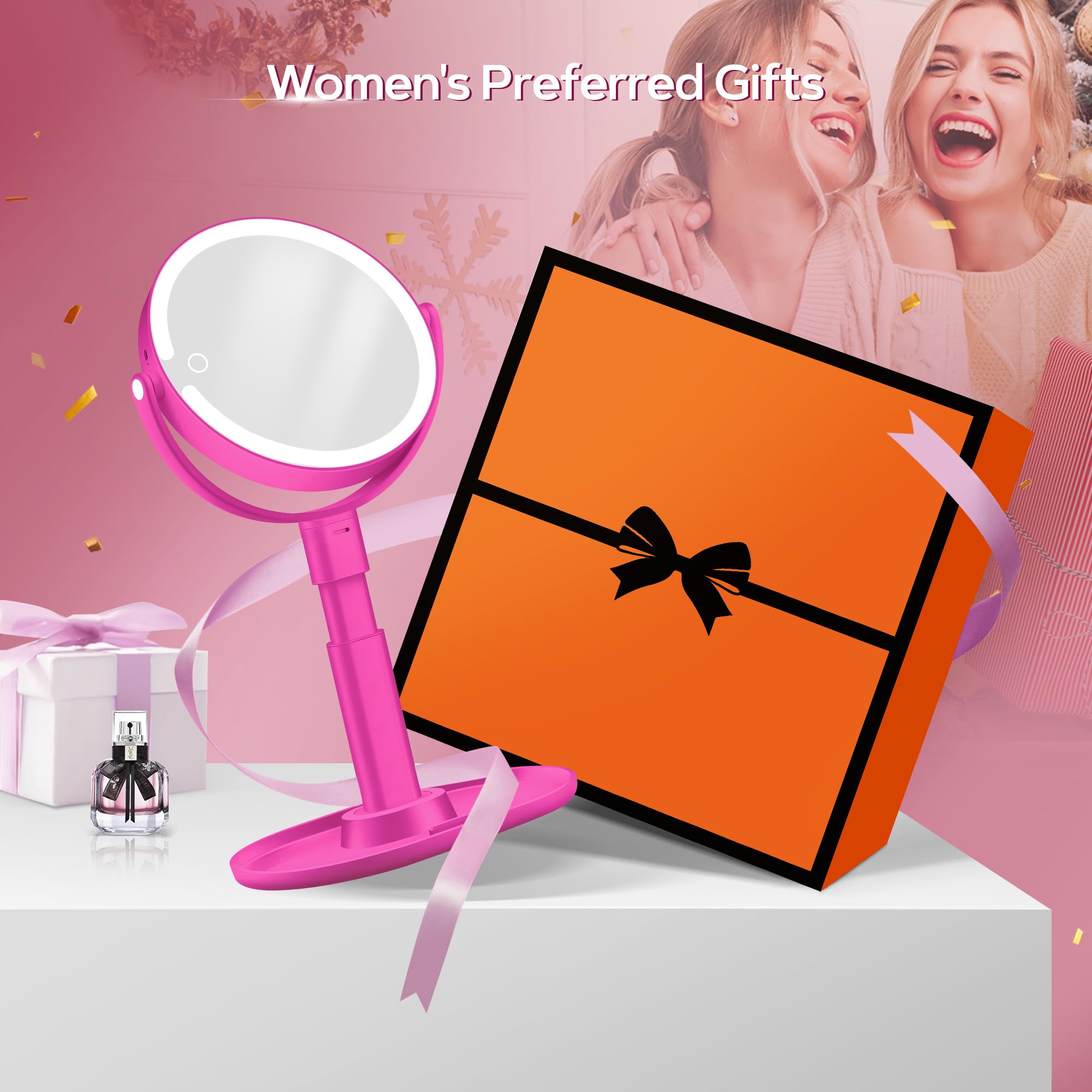 Espejo de doble cara de B Beauty Planet ideal para rutina diaria.