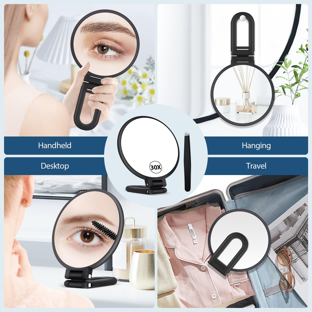 Pinzas precisas B Beauty Planet de acero 420 para cejas.