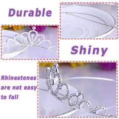 Baaxxango corona-tiara-princesa-en-cabello: perfecta para lucir en fiestas infantiles.
