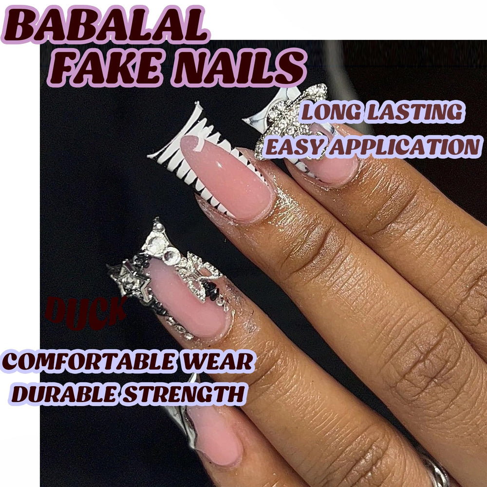 BABALAL adhesivo incluido para fijar uñas con seguridad