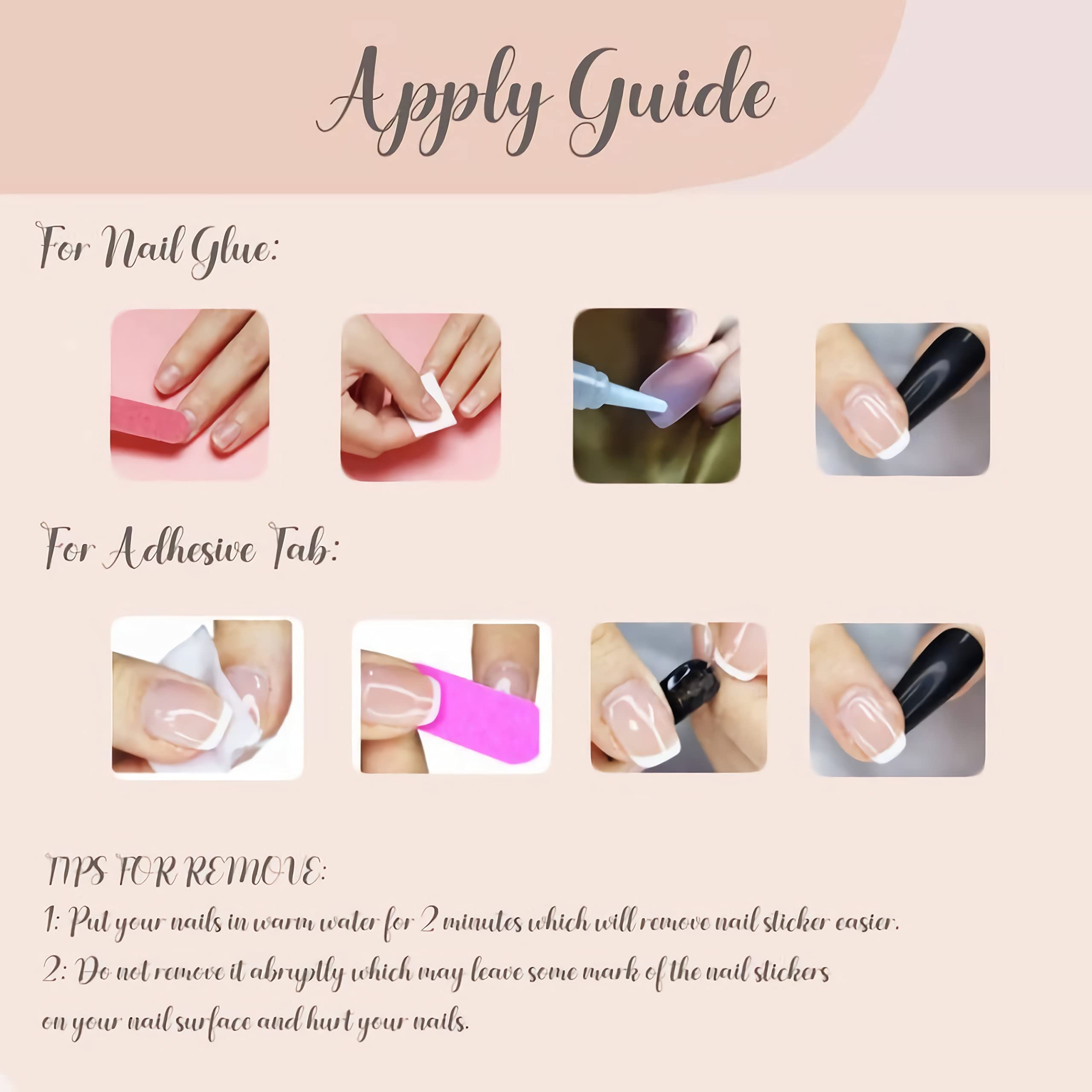 BABALAL uñas de ABS seguras para uñas naturales