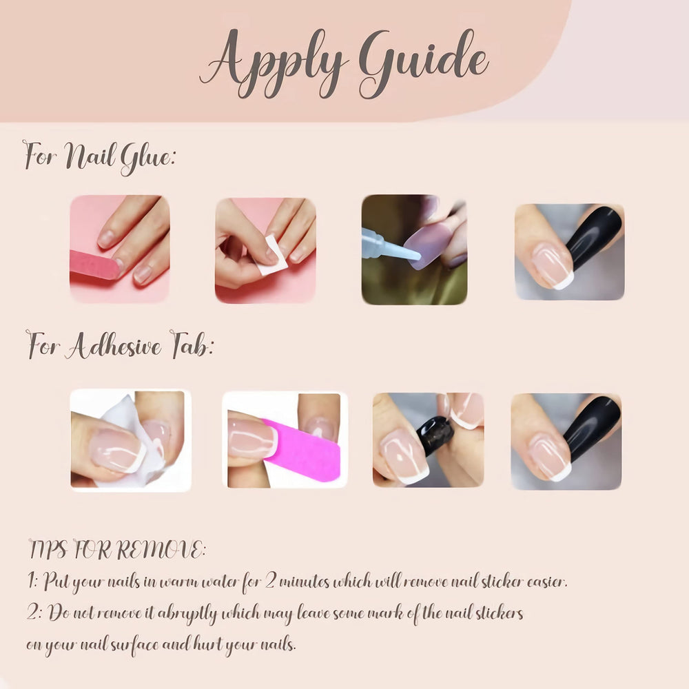 BABALAL uñas de ABS seguras para uñas naturales