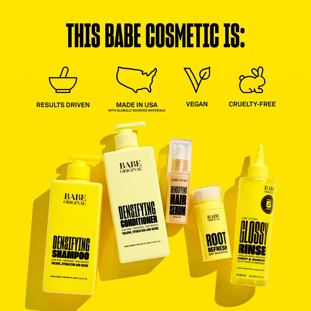 BABE ORIGINAL Aplicación de viaje con esponja integrada para una aplicación rápida.