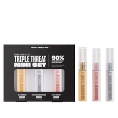 Set BABE ORIGINAL triple amenaza mini en estuche, perfecto para viajes.