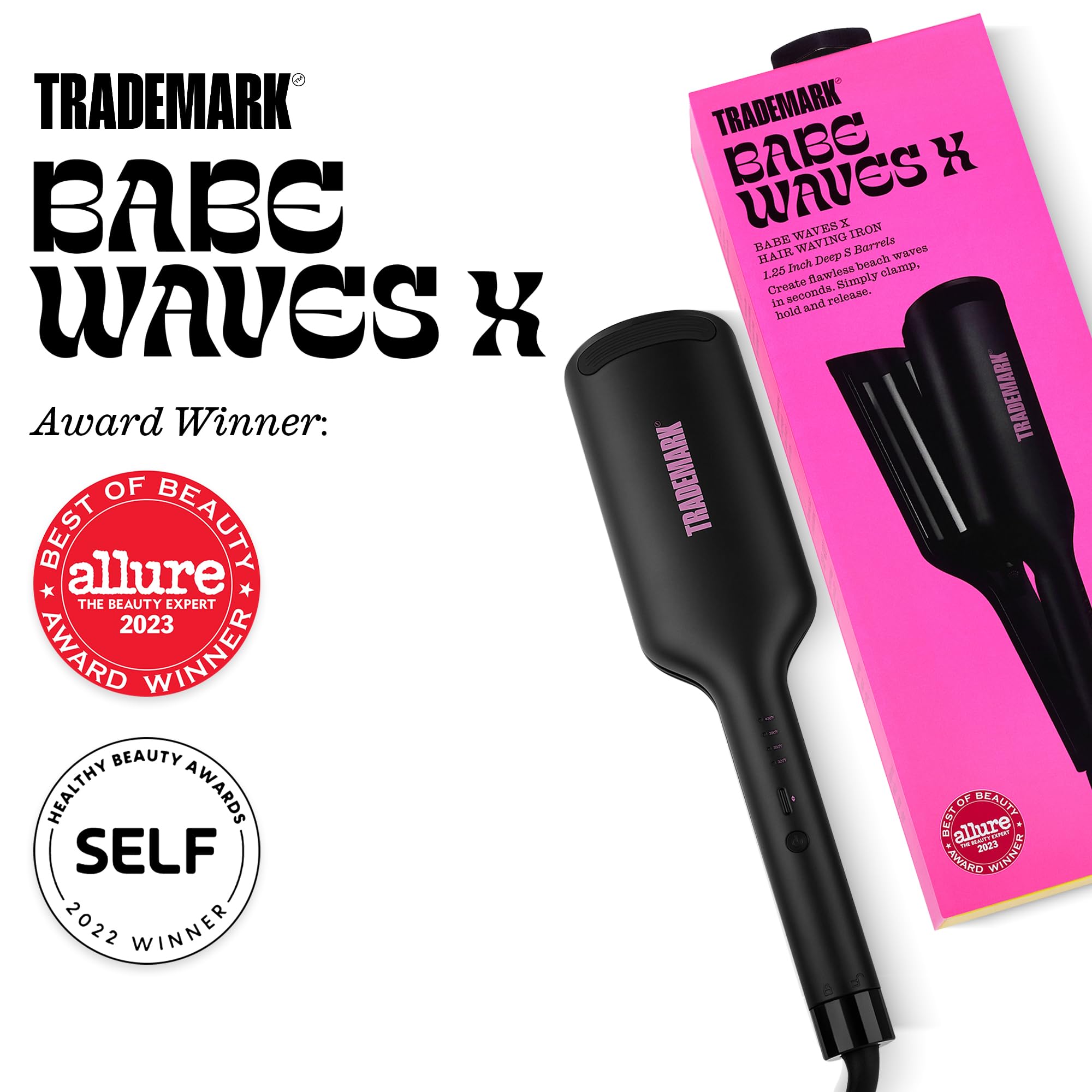 Babe Waves X, cilindro grande de 32 mm para ondas de playa amplias.